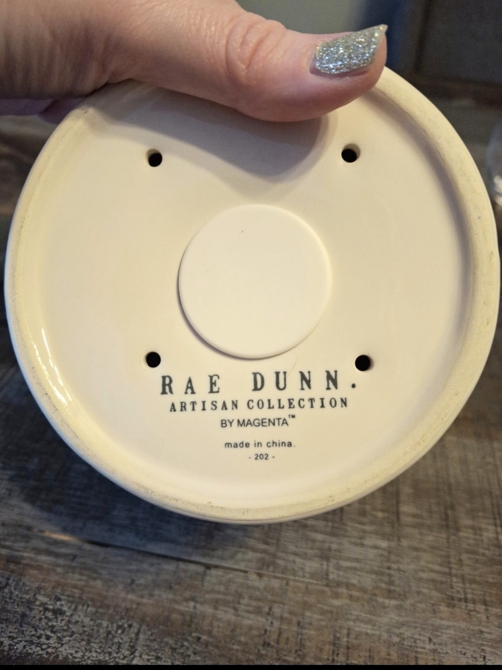 Rae Dunn REST Birdhouse Blue Letters - Picture 2 of 3